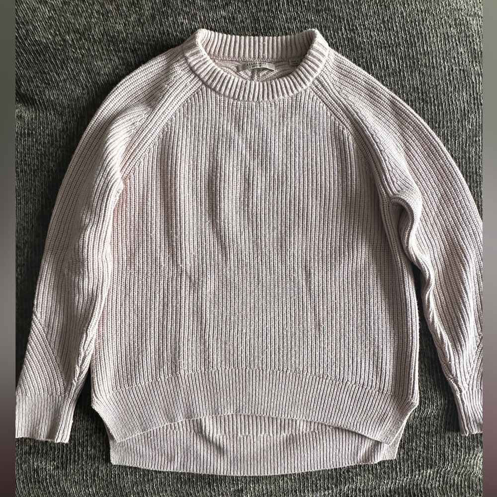 All Saints Mauve Wool Sweater in Medium